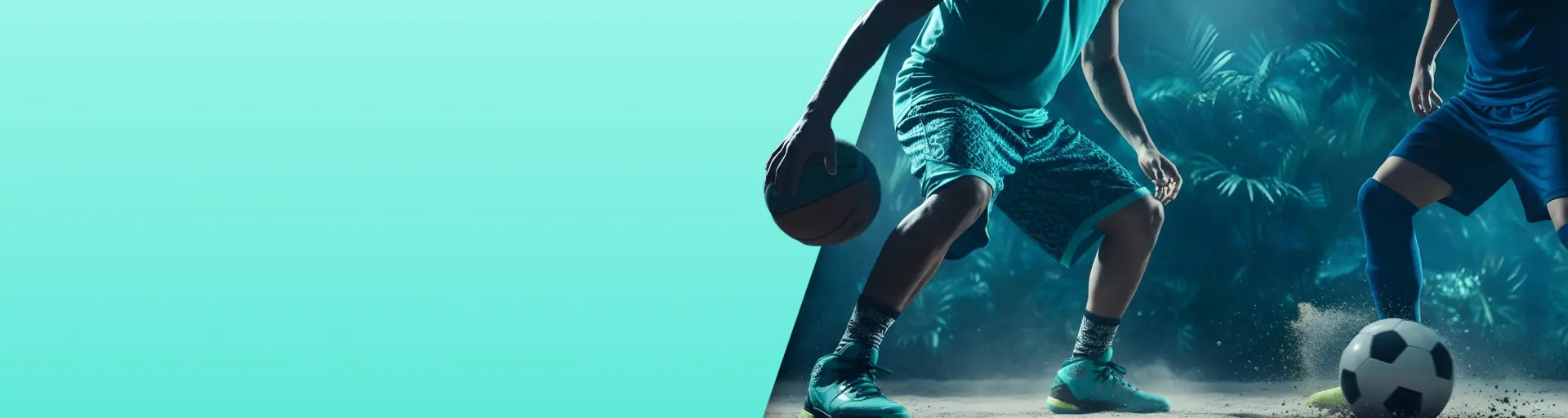 Visuel Spinsino sur le thème du sport et du casino